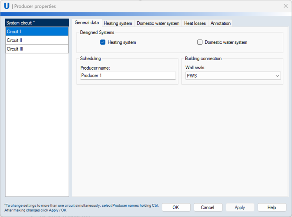 Figure 2. The Pricelist Window